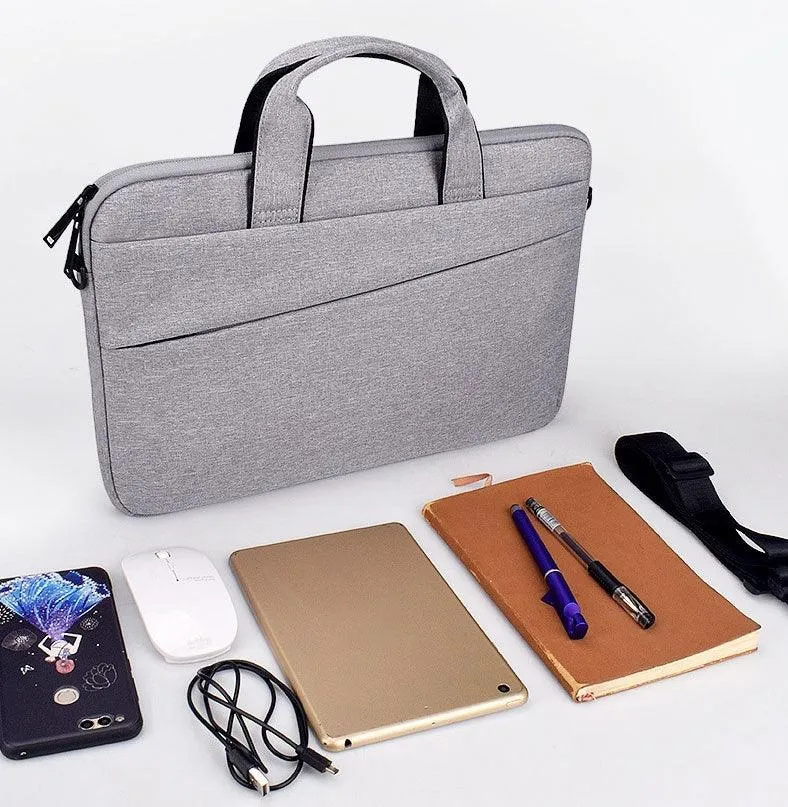 Custom Waterproof Business laptop Case sleeve Office Bag -Grey