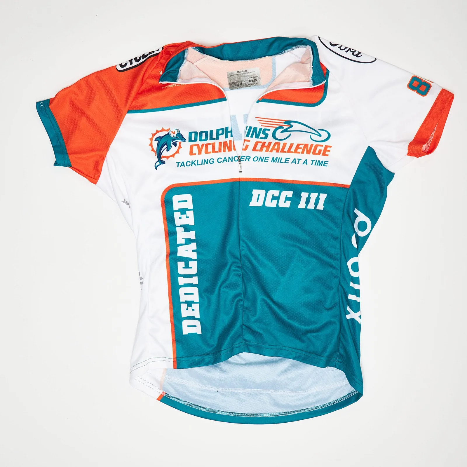 DCC III 2013 Women's Dolphins Cancer Challenge Cycling Jersey