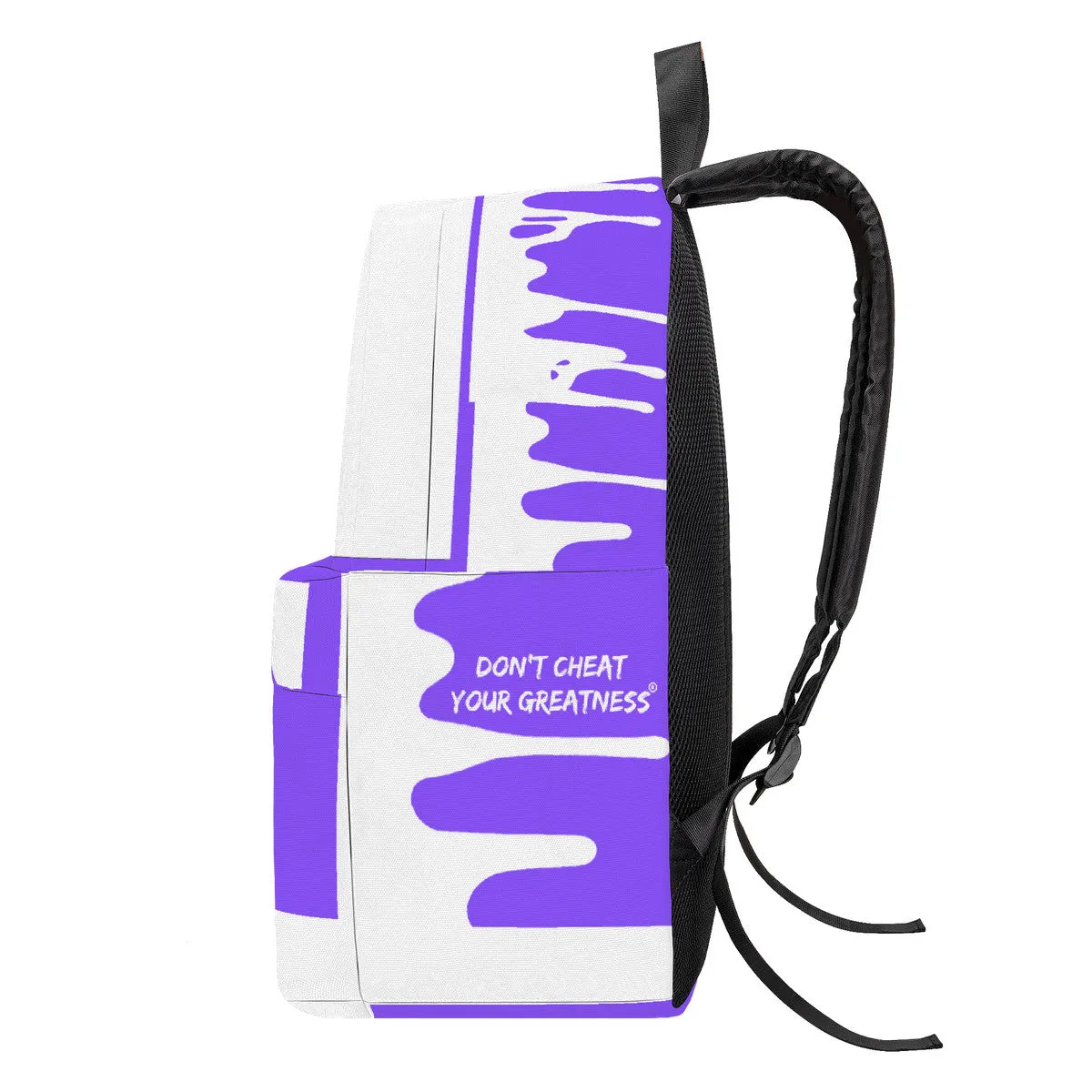 DCYG DRIP NX White & Purple Cotton Backpack