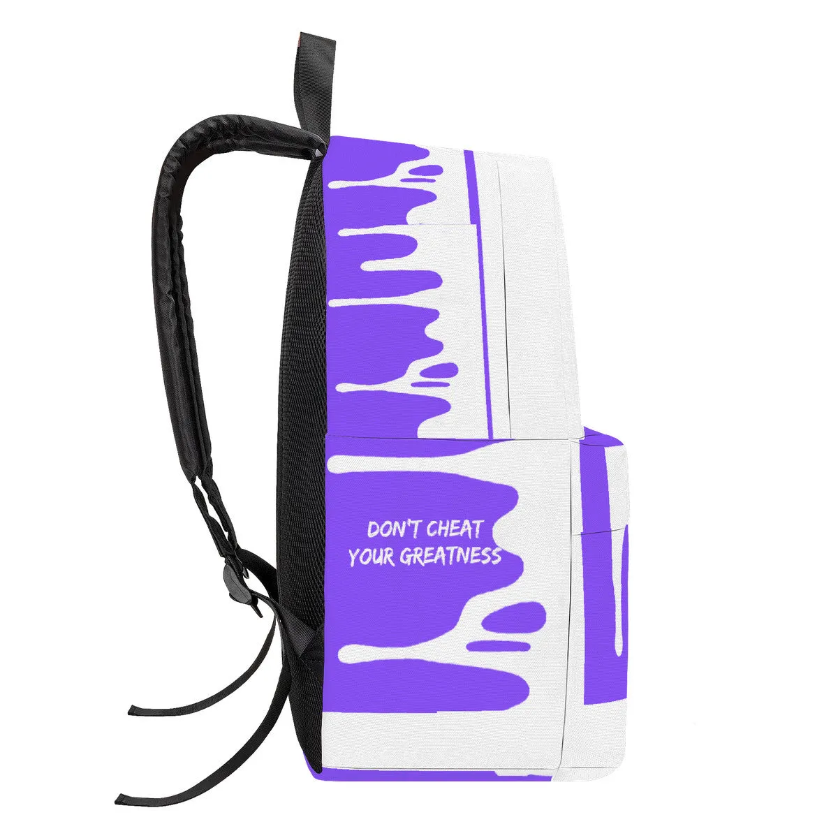 DCYG DRIP NX White & Purple Cotton Backpack