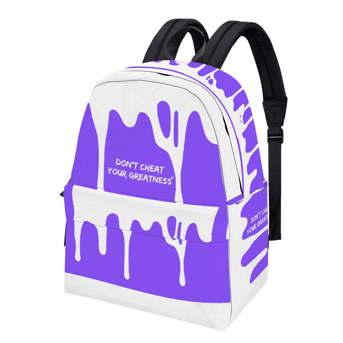 DCYG DRIP NX White & Purple Cotton Backpack