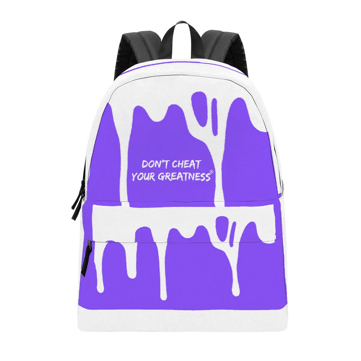 DCYG DRIP NX White & Purple Cotton Backpack