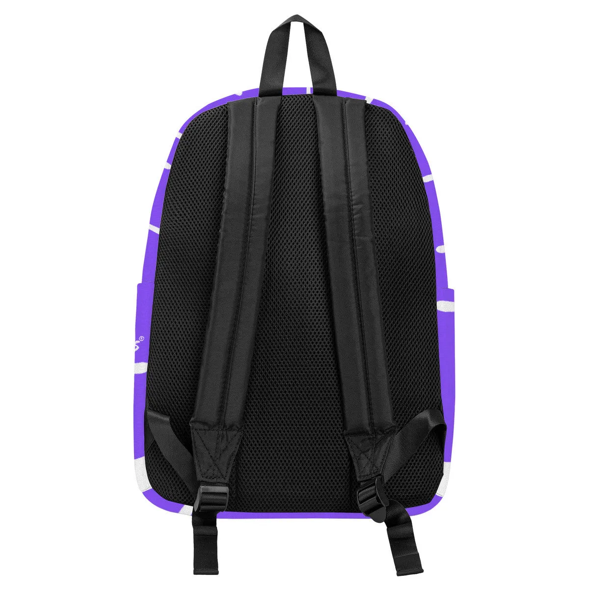 DCYG DRIP NX White & Purple Cotton Backpack