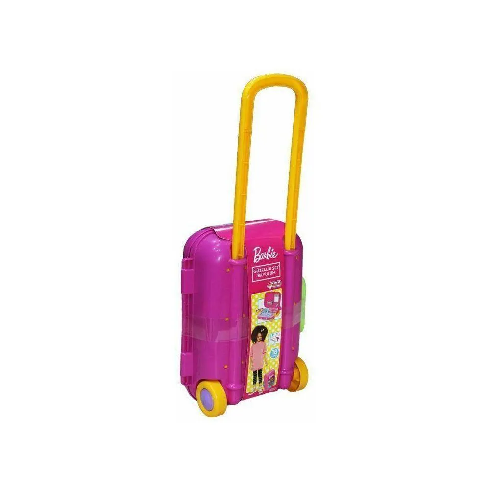 Dede 3486 Barbie Beauty Set Luggage 18 Pieces