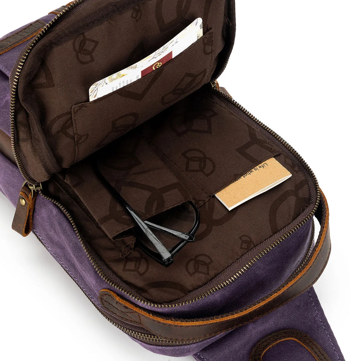 della Q Maker's Mini Messenger - Purple