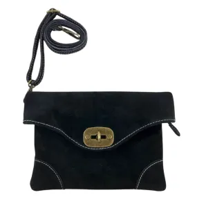 Diaz Suede Messenger Clutch