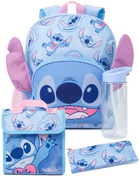 Disney Lilo And Stitch 3D Ears 4 Piece Backpack Kids