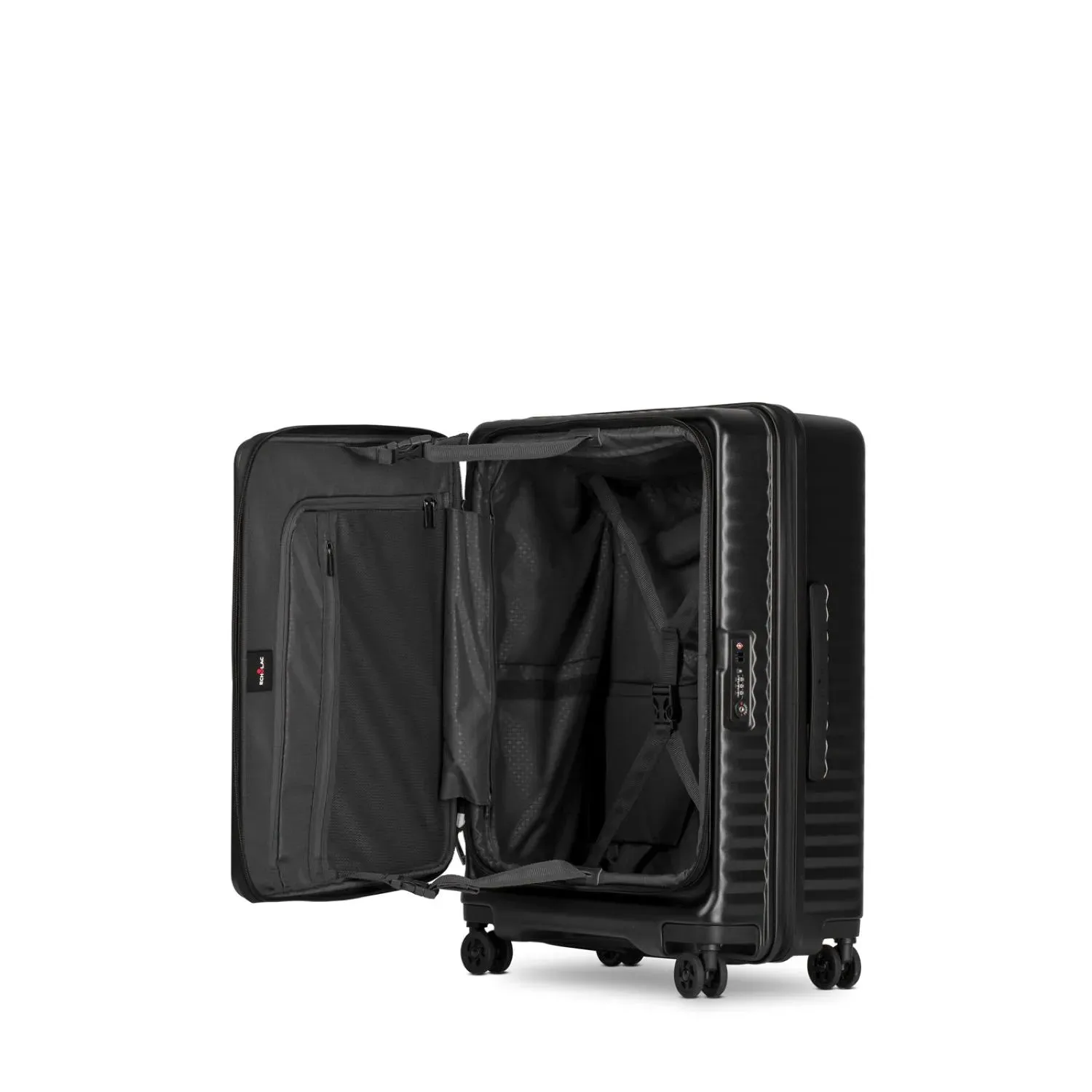 Echolac Celestra 24" Check-In Luggage Trolley Black - PC183 Black 24