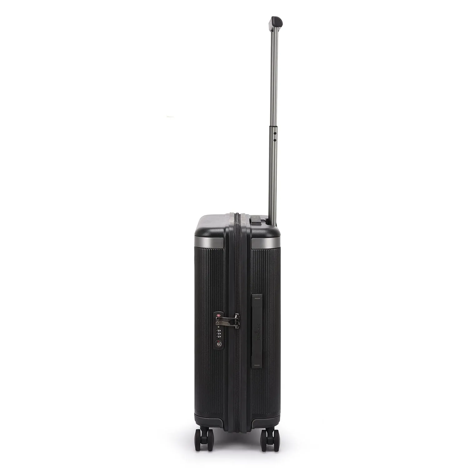 Echolac Dynasty 55cm Hardcase Non-Expandable 4 Double Wheel Cabin Luggage Trolley Vulcan Grey - PC142 20 VULCAN GREY