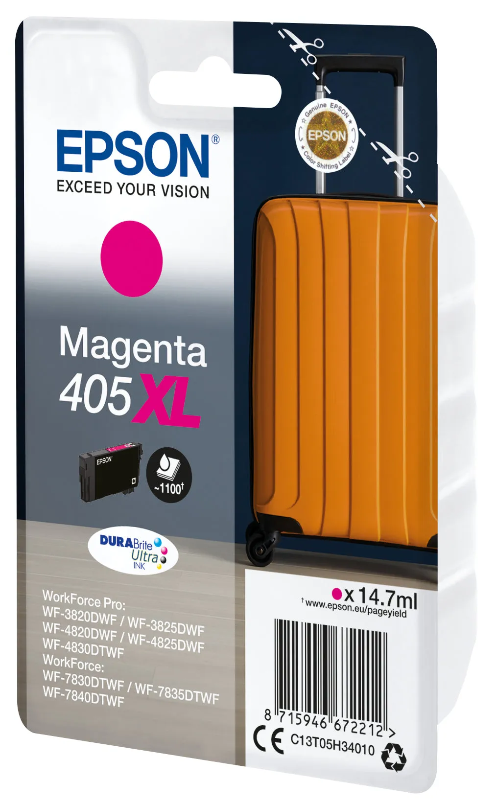 Epson 405Xl - Xl - Magenta - Original - Ink Cartridge