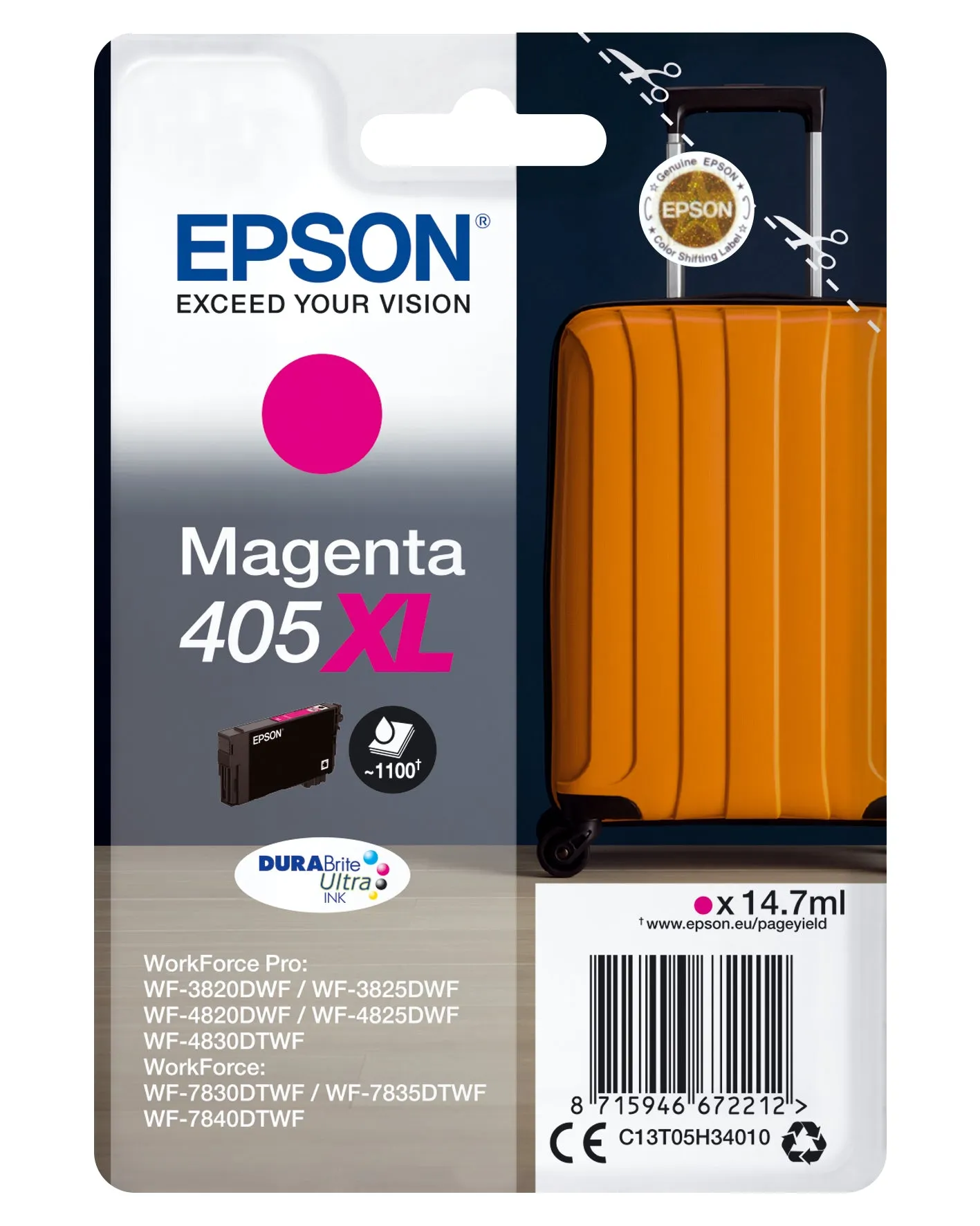 Epson 405Xl - Xl - Magenta - Original - Ink Cartridge