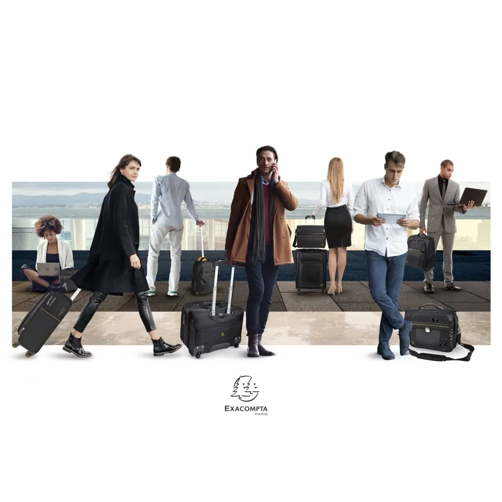 Exacompta Exactive 14" Messenger Laptop Bag - Sleek, Durable & Functional for Tablets and Laptops Up to 14 Inches
