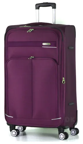 Extra Large 4 Wheel Spinner Suitcase SA93- Purple