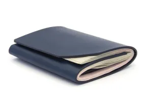 Ezra Arthur Cash Fold Wallet | Navy