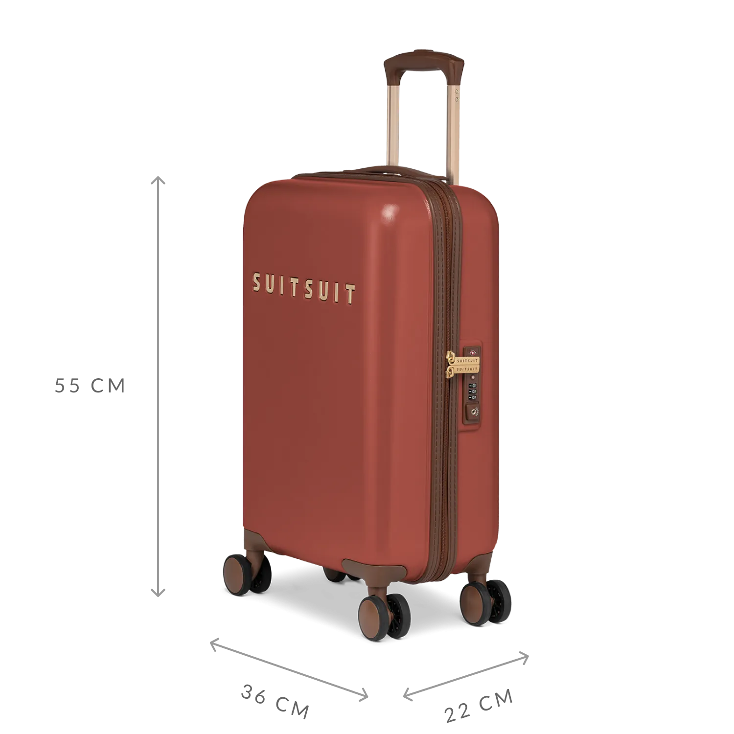 Fab Seventies - Red Ochre - Carry-on (20 inch)