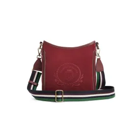 Fairfax & Favor Limited Ruby Suede Richmond Messenger Bag