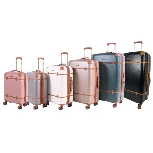 Fantana ABS With PC LICHEE Pattern 4 Wheel Spinner Trolley Case - 24" Medium