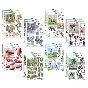 Father's Day Die Cut Decoupage (pack of 24)