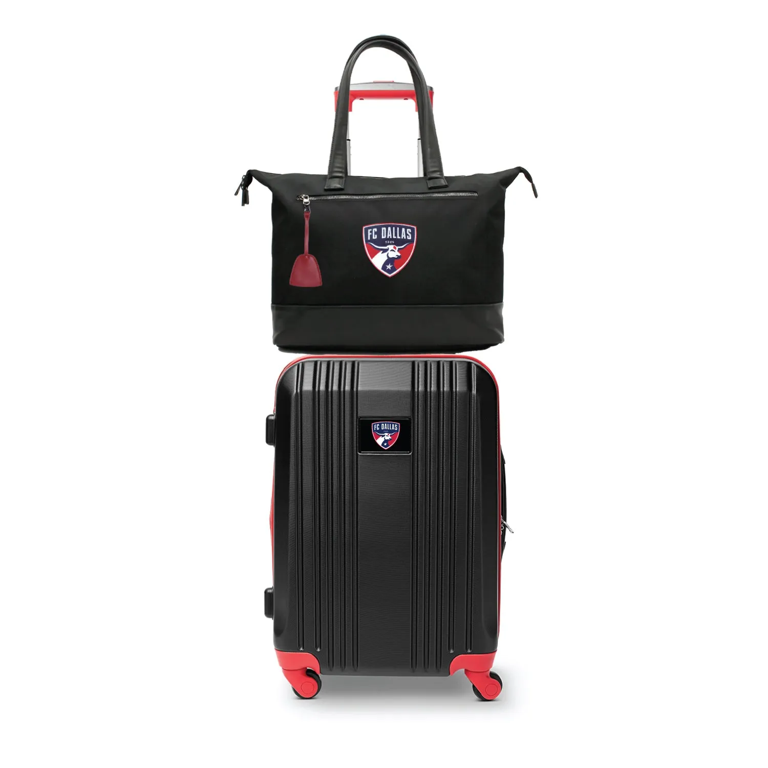 FC Dallas Tote Bag and Luggage Set -RED