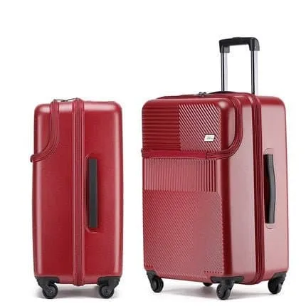 Front Opening 20/24/26/28 Inch Travel Luggage - Lightweight & Spinner Caster Design