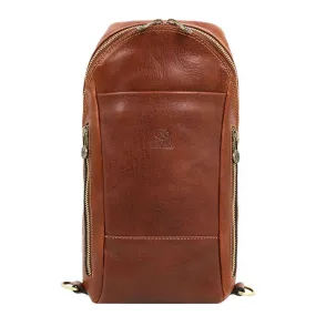 Full Grain Italian Leather Chest Bag - Murphy