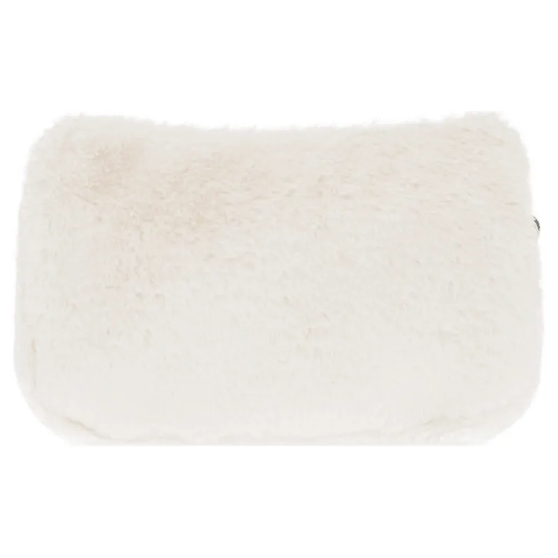 Furla Moon Fluffy Small Shoulder Bag - Cream