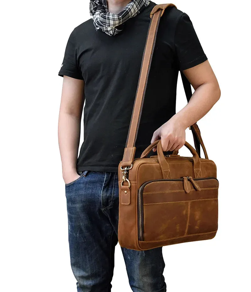 Genuine Leather Laptop Bag