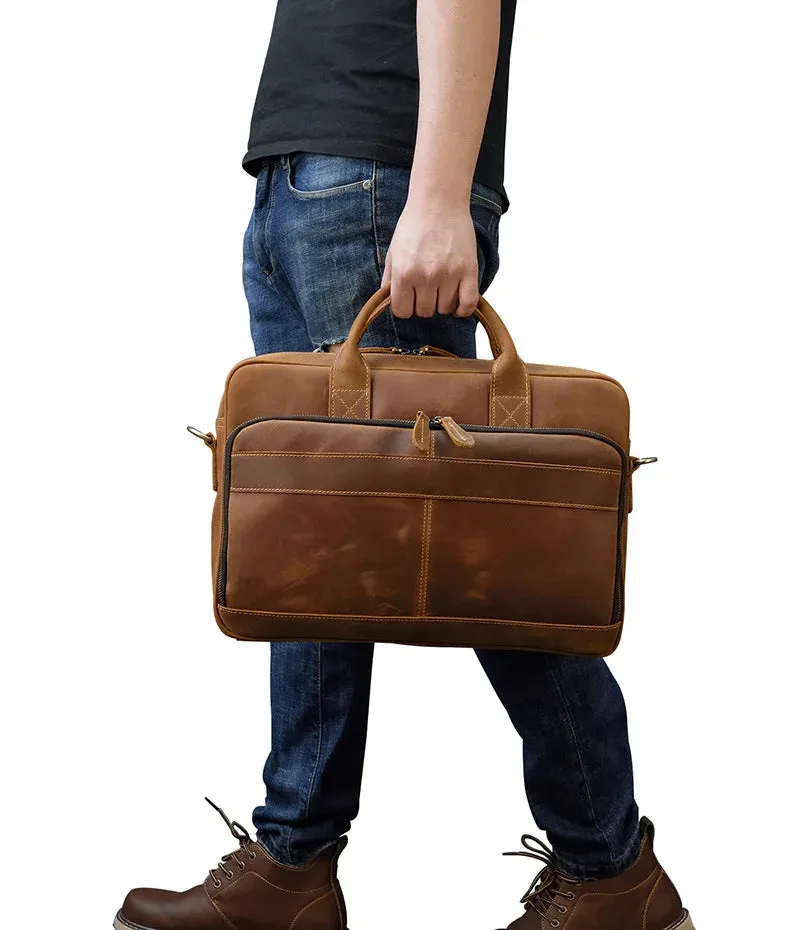 Genuine Leather Laptop Bag