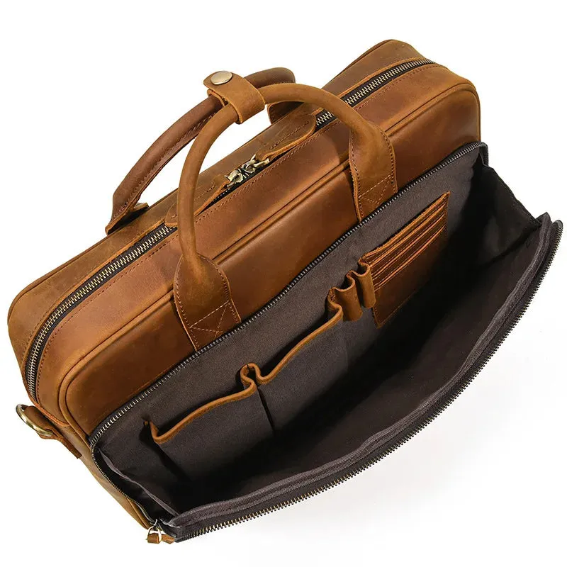 Genuine Leather Laptop Bag