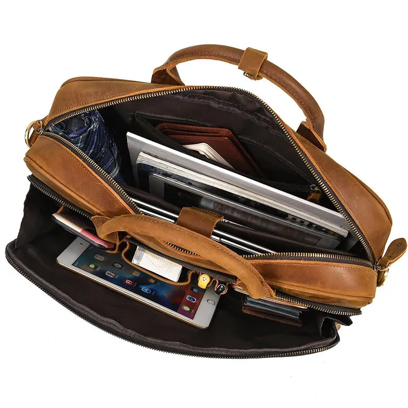 Genuine Leather Laptop Bag