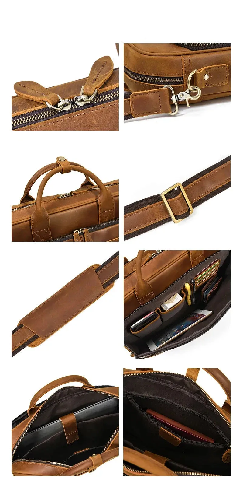 Genuine Leather Laptop Bag