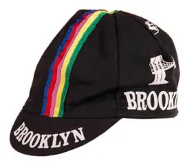 Giordana Brooklyn Cycling Cap w- Stripes - Black