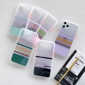 Glitter Horizontal Lines  Case For iPhone 11ProMax