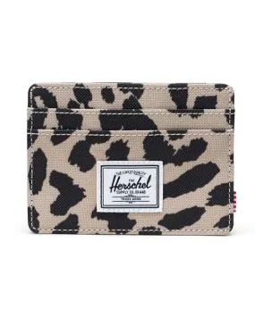 Herschel Supply Co Charlie Cardholder Wallet - Leopard Wave