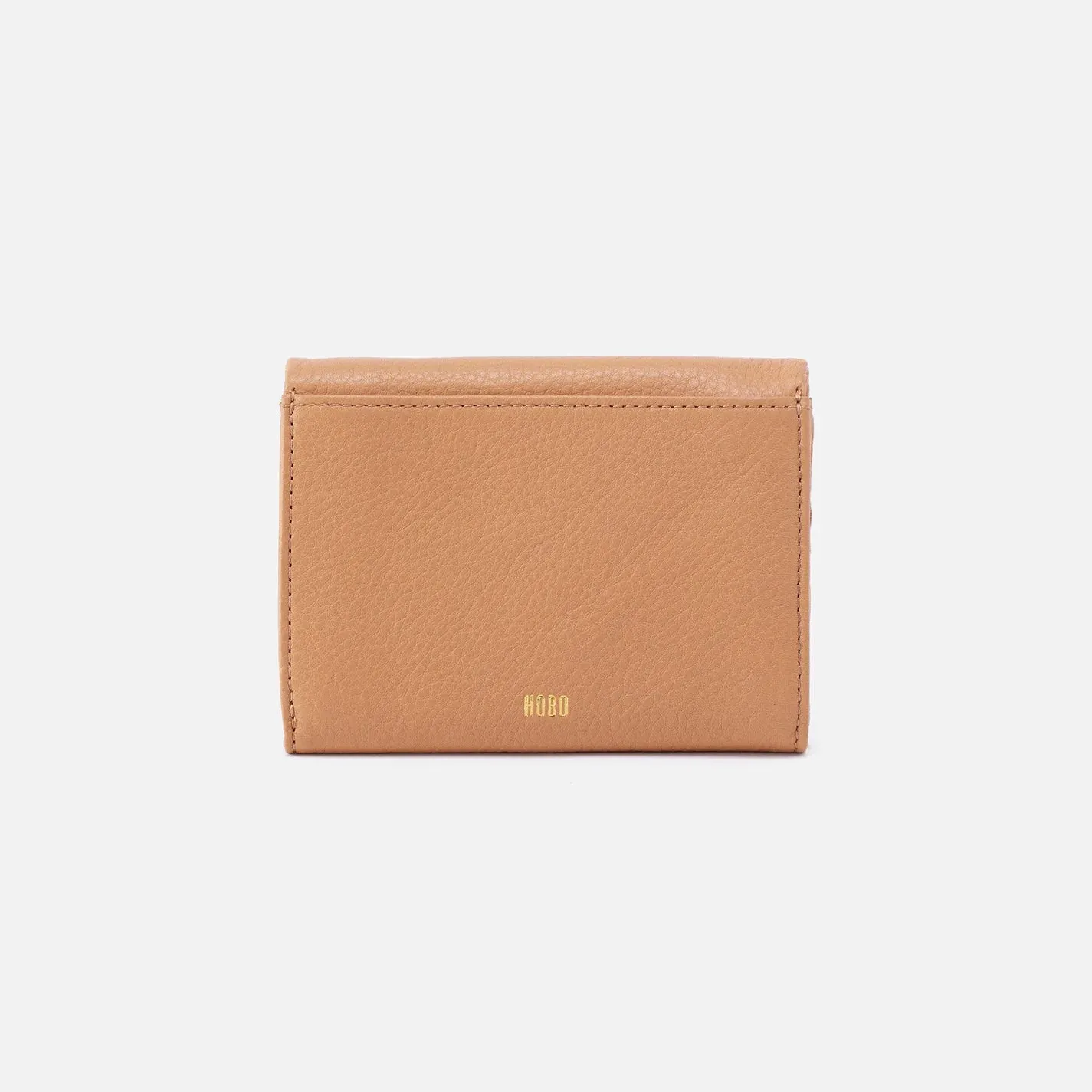 HOBO Lumen Leather Bi-Fold Wallet In Sandstorm