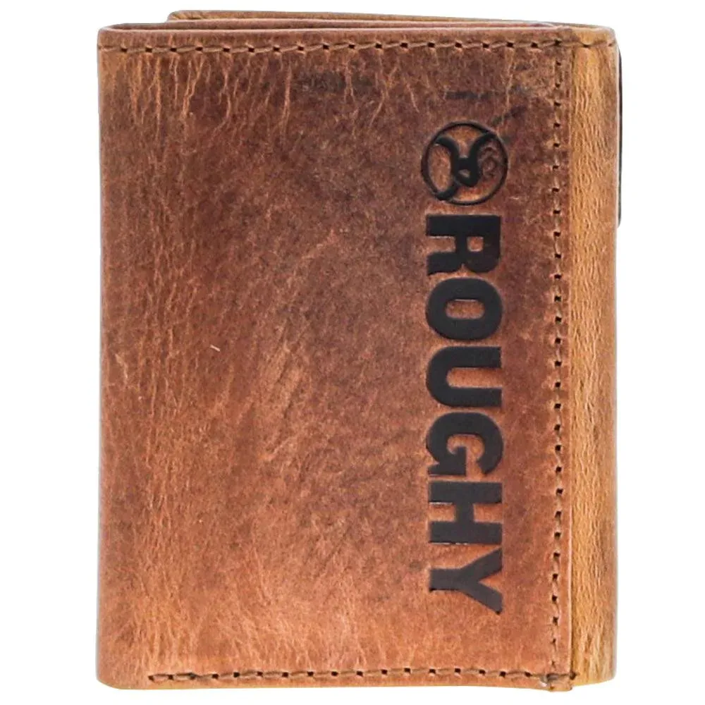 Hooey "Canyon" Distressed Leather Tri-fold Roughy Wallet