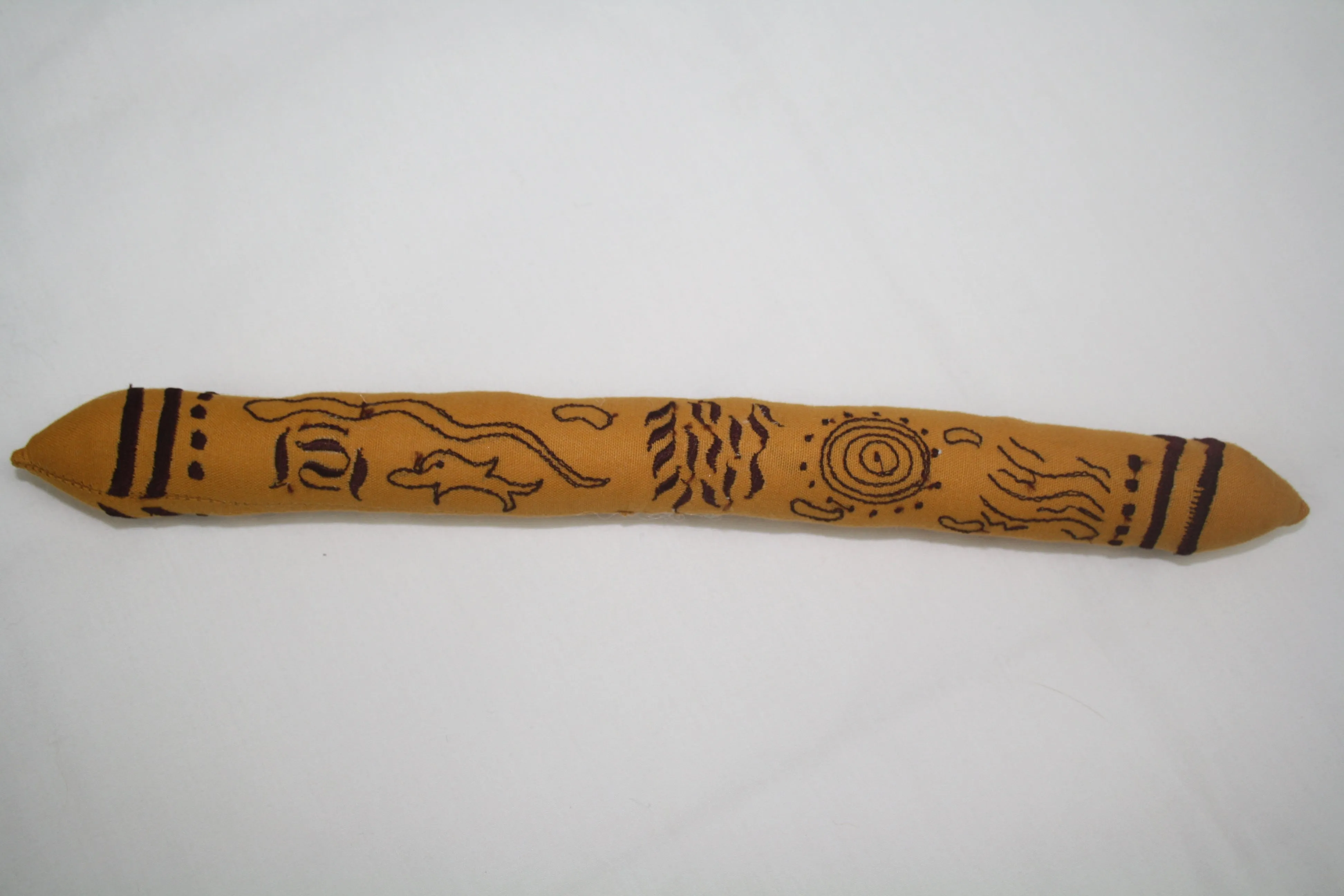 Indigenous Message Stick  Ngaribar-dinir by Sherren Gross