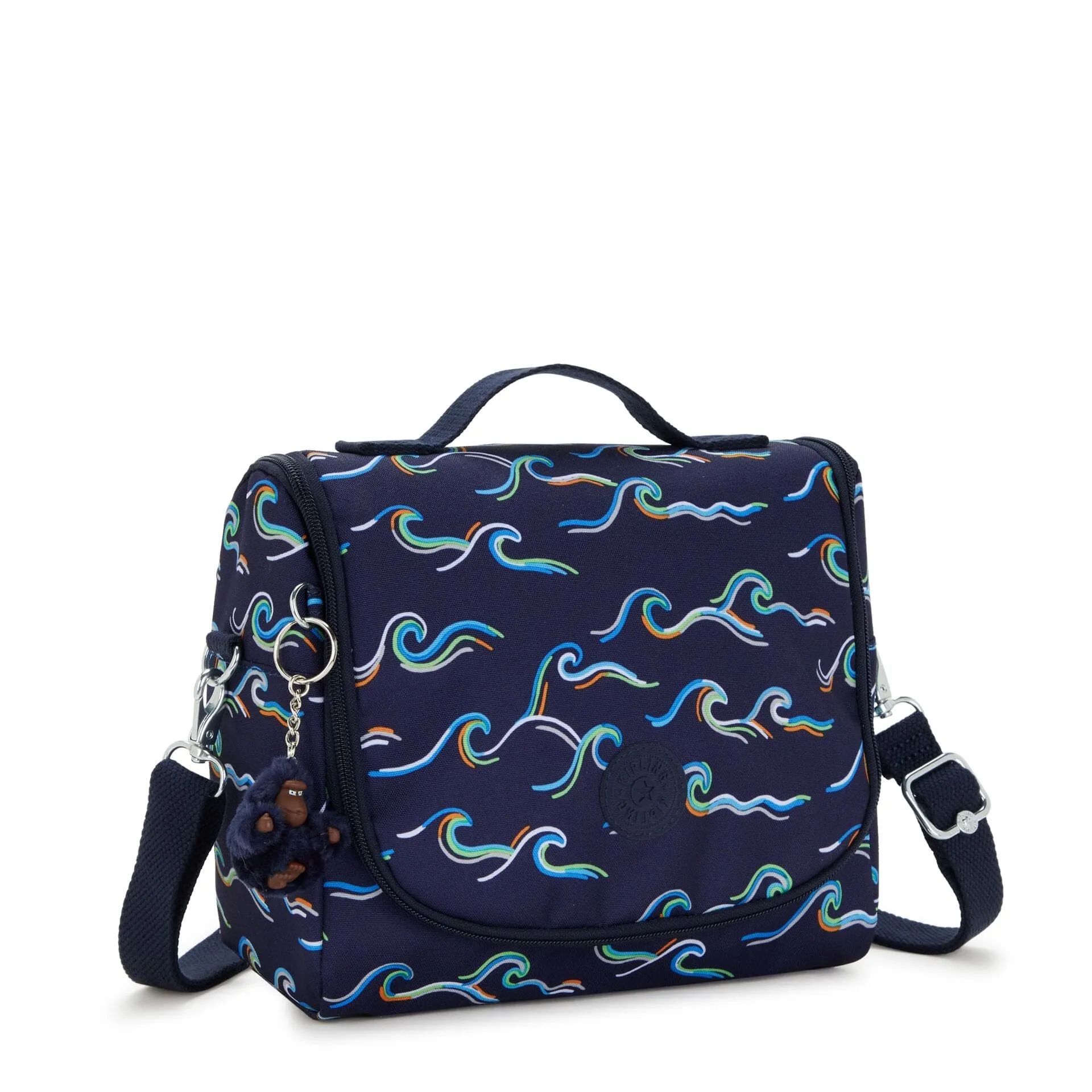 Kipling New Kichirou Fun Ocean Print Large Lunch Bag with Trolley Sleeve C2I5749-W92