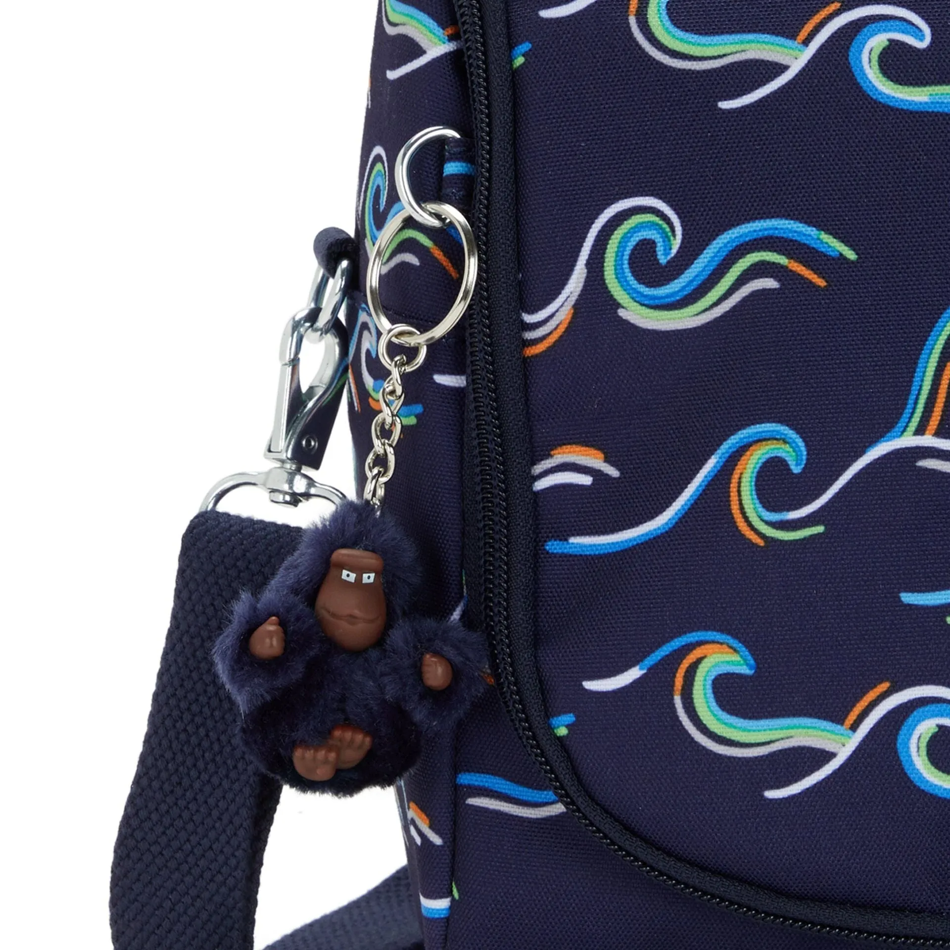 Kipling New Kichirou Fun Ocean Print Large Lunch Bag with Trolley Sleeve C2I5749-W92