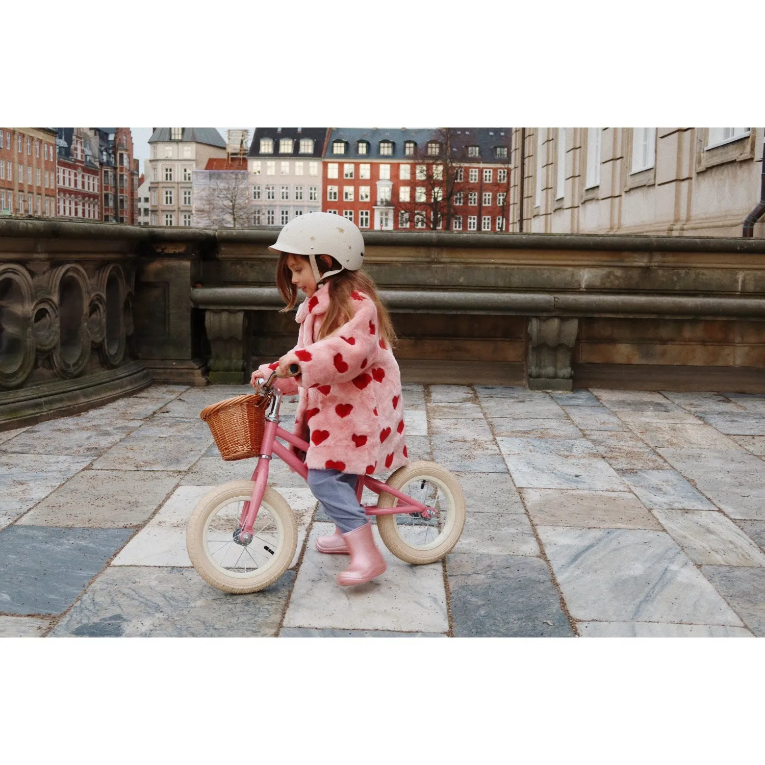 Konges Sløjd Sparkling Pink Balance Bicycle Glitter