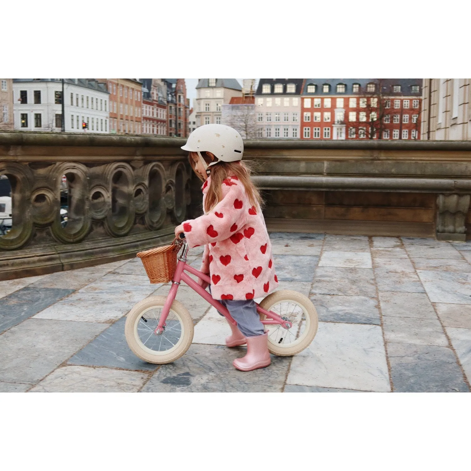 Konges Sløjd Sparkling Pink Balance Bicycle Glitter