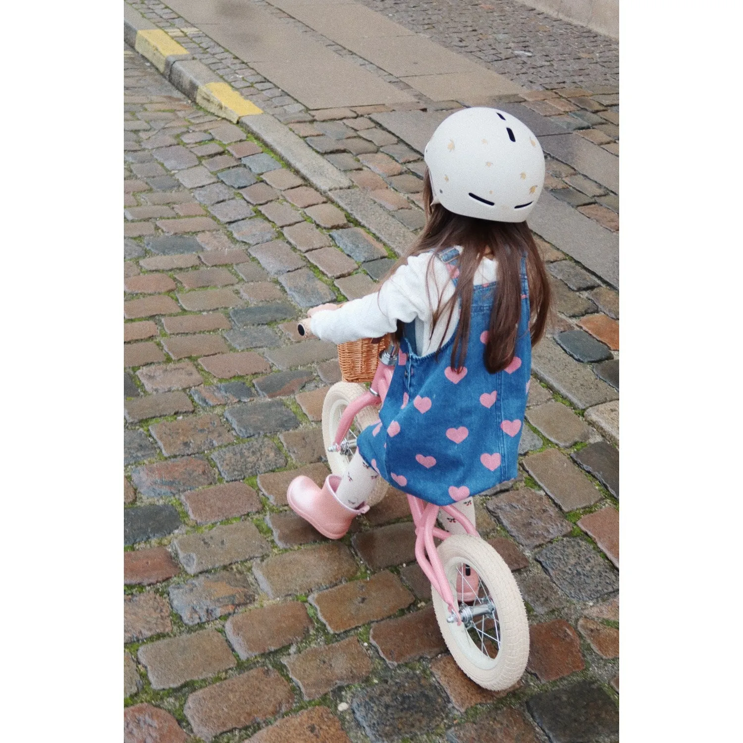 Konges Sløjd Sparkling Pink Balance Bicycle Glitter