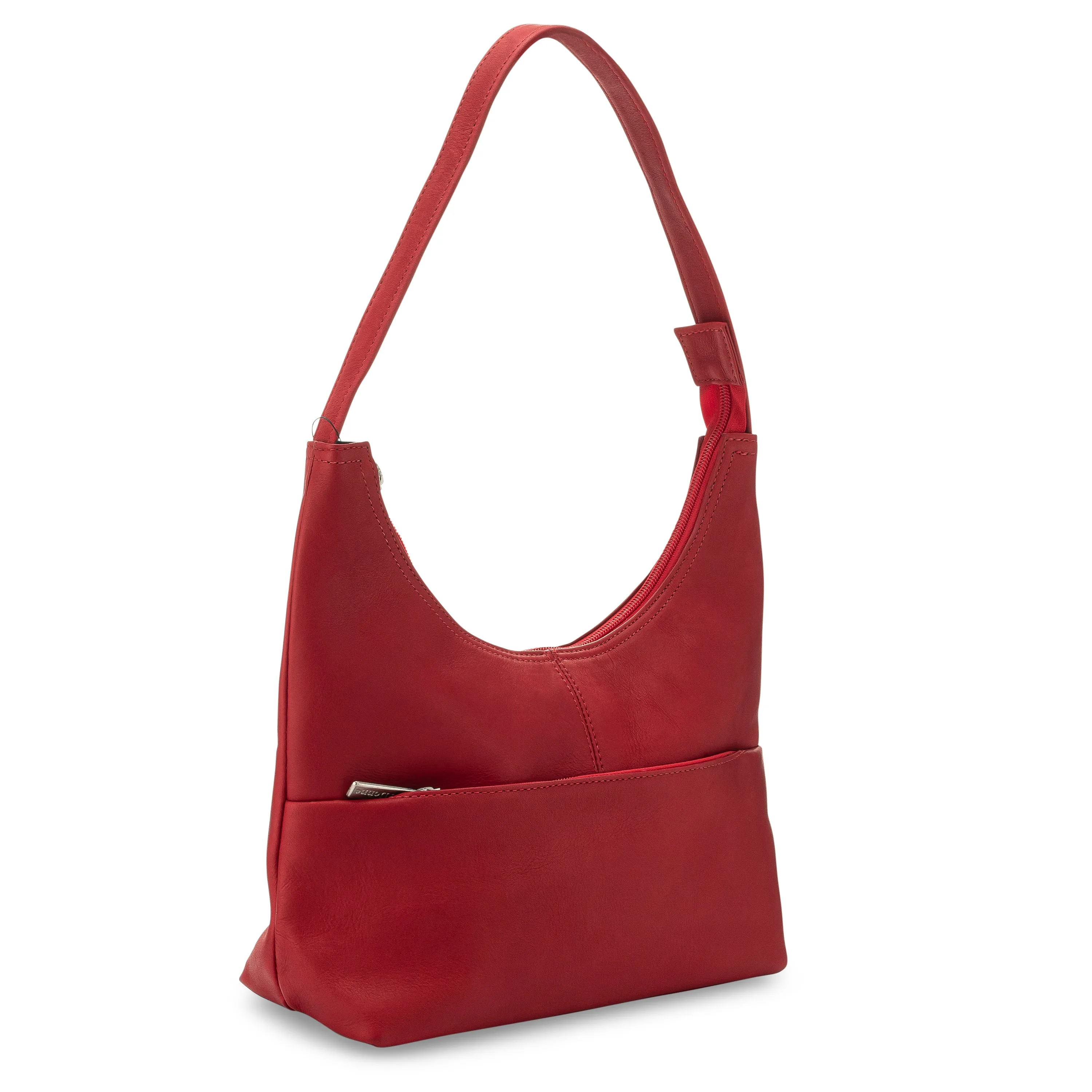 Le Donne Leather Top Zip Hobo Handbag