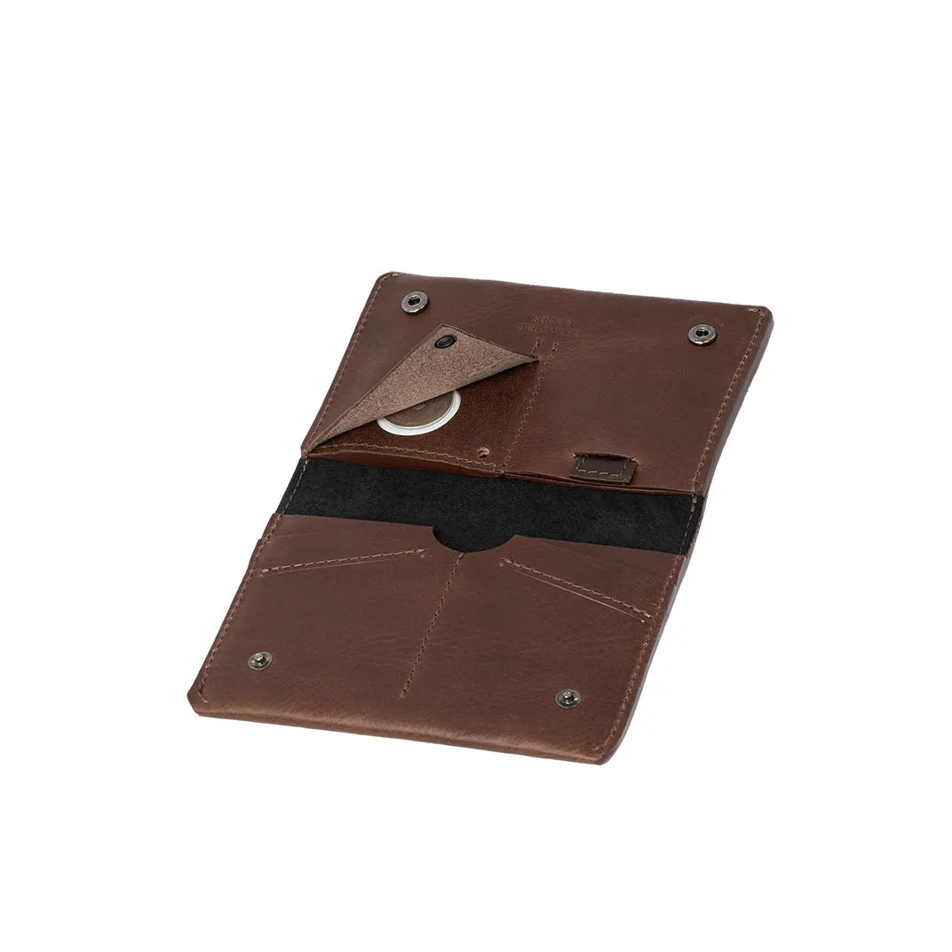 Leather AirTag Travel Wallet