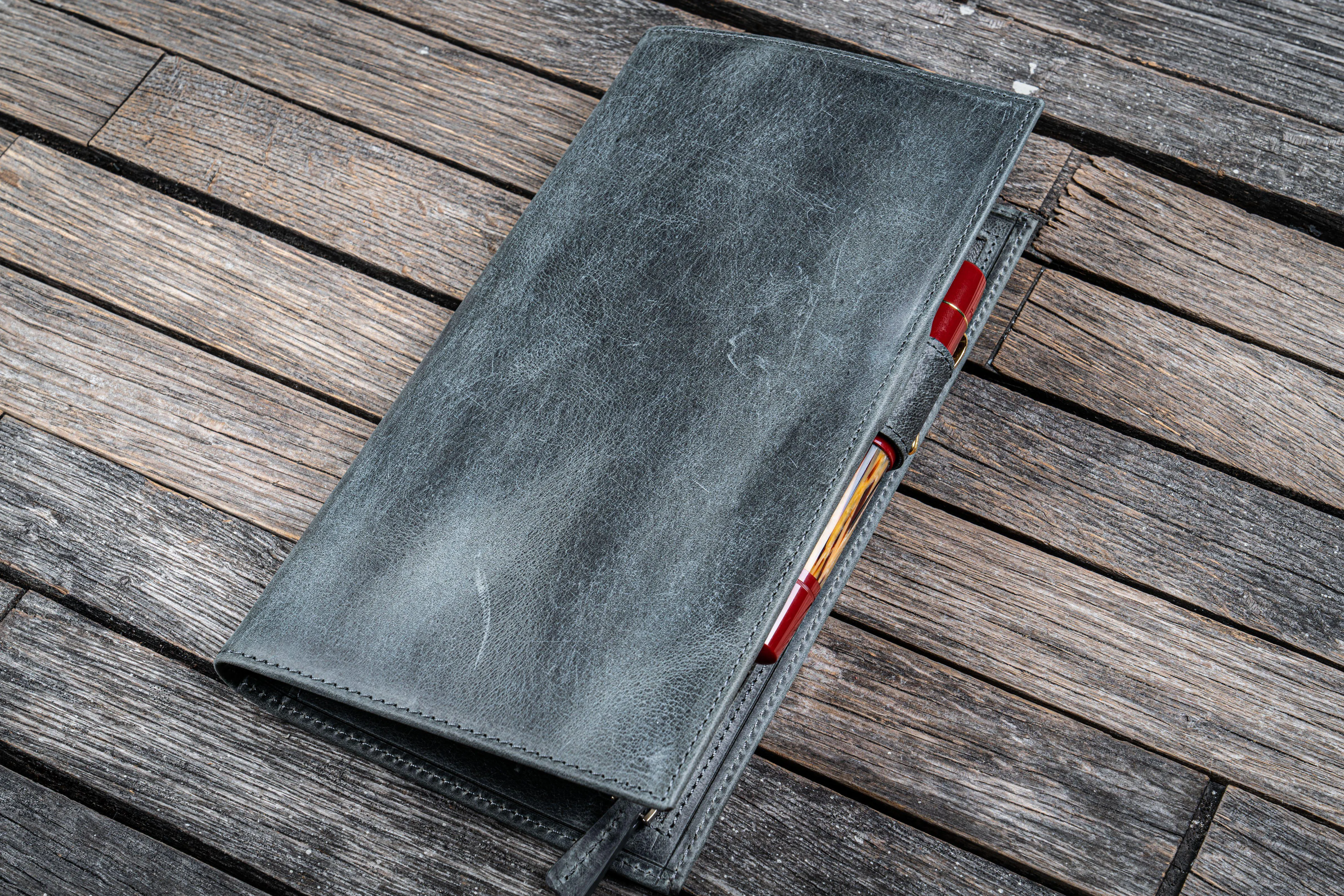 Leather Hobonichi Weeks Cover - Crazy Horse Smoky