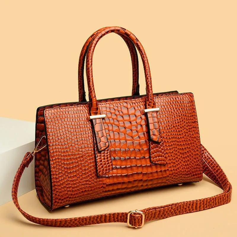 LovelyRLovely Women's Retro Crocodile Pattern Bag