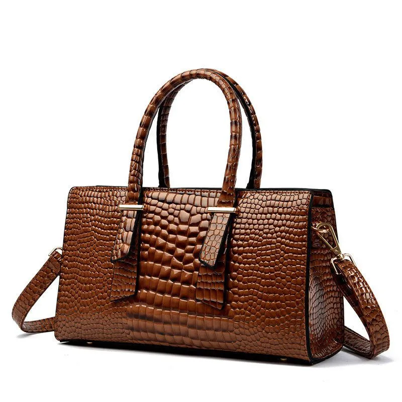 LovelyRLovely Women's Retro Crocodile Pattern Bag