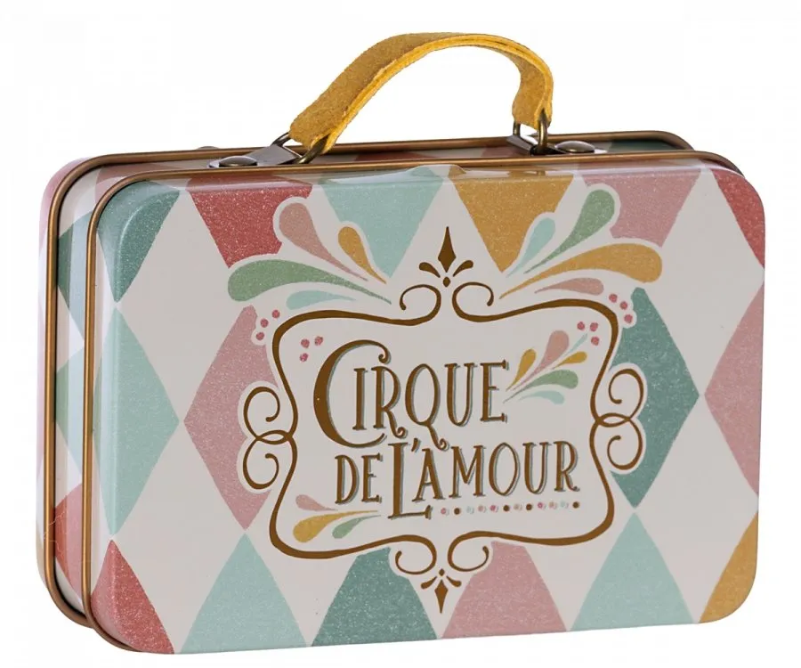 Maileg | Metal Tin Suitcase, Harlequin