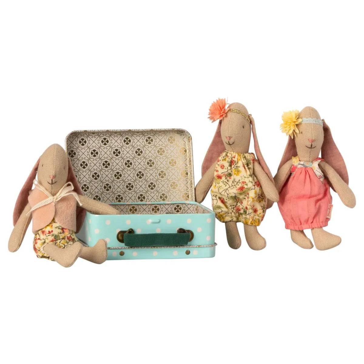 Maileg Micro Bunny with 2 sets of Clothes