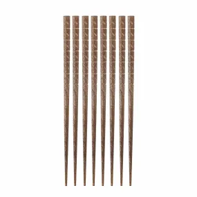 Mango Chopsticks Set of 8 | Natural 25.5x0.7cm